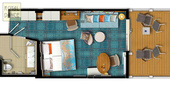Grundrissbeispiel Junior Suite
